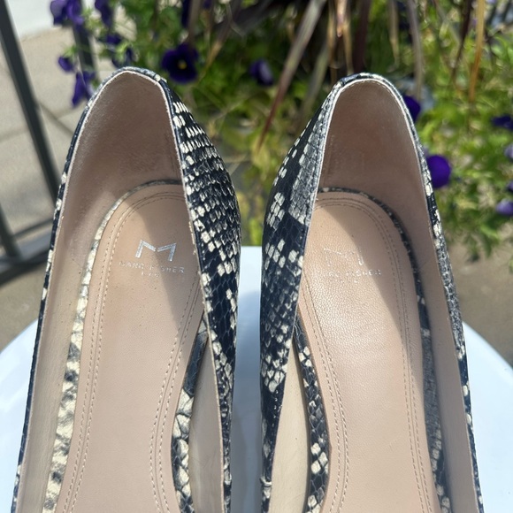 Marc Fisher Zala Block Pointed Toe Pumps- WS5 - Picture 5 of 6